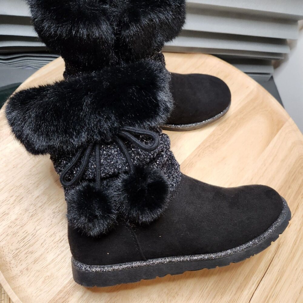 Seychelles Pompa Boots – Girls Size 3, Black Side Zip, Unworn